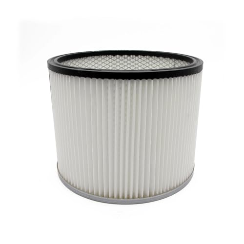 18L Ash Vacuum Cleaner 1000W - Ultra-Fine HEPA Filter - Hoover For Wood Log Burner - Bagless Fireplace Dust Collector - Extra Large 18L Capacity - Durable Metal Construction (Replacement HEPA Filter)