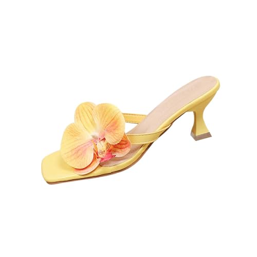 Sandales à fleurs pour femme finissez-en avec les pieds comprimés