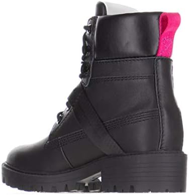 KENDALL + KYLIE Women's Eos Faux Leather Buckled Boots, Black/Black 8 | Image 2