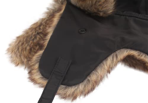 Baby Toddler Trapper Hat Kids Adjustable Ushanka Waterproof Winter Aviator Hat for Boys 1T-8T4