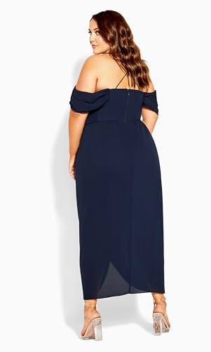Image of City Chic Women's Plus Size Dress - Entwine Maxi