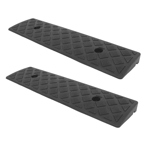 Rampas para autos GLEAVI negras 2 piezas resistentes