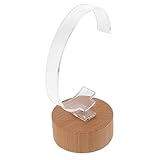Supporti per orologi trasparenti: legno, materiali acrilici, in modo da poter utilizzare questo espositore per orologi in modo più sicuro e conveniente.