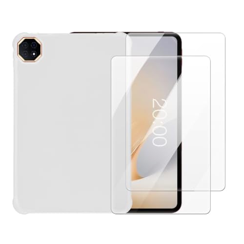 Protector Pantalla Teclast T65 Plus 2025 y funda antiarañazos con vidrio 9H blanco