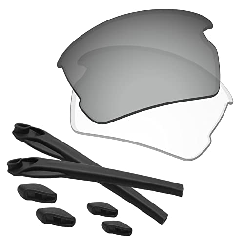 Image of Flak 2.0 Lenses & Rubber Kits Replacement for Oakley Sunglass OO9295 Polarized