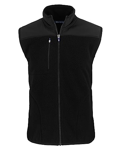 Image of Cutter & Buck Men's Cascade Sherpa Bt Fleece Vest