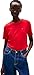 Produktbild Tommy Hilfiger Damen T-Shirt Kurzarm Slim Cody Rundhalsausschnitt, Rot (Primary Red), M