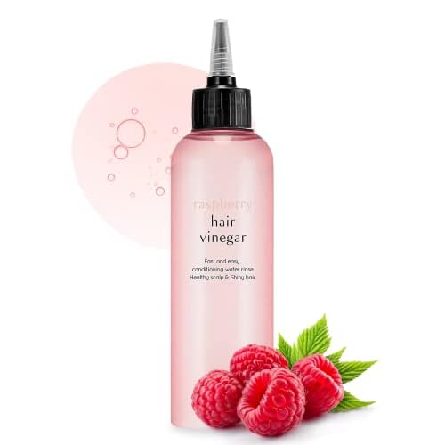 A’PIEU Raspberry Hair Vinegar Rinse 6.76 Fl oz – Scalp Treatment for Balanced pH, Shiny Hair | Clarifies & Encourages Growth | Dandruff & Oil Control