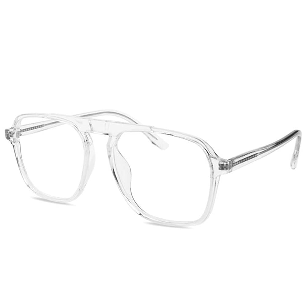 Duże Kwadratowe Okulary Do Czytania Z Filtrem Przeciw Niebieskiemu Światłu, Modne Okulary Do Czytania Z Komputerem Dla Kobiet/Mężczyzn, Lekkie Okulary Do Czytania Tr90/White/1.75 *