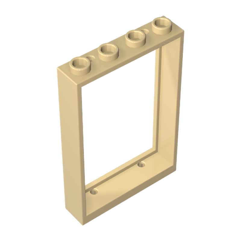 XYEIUGO GDS-1575 2493 Door 1x4x5 Window Frame, White (yellowish), 10 PCS — image 1