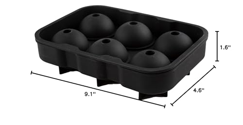 Moldes para hielo esferas negras Cambridge miniatura 5