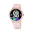 LOTUS Reloj Inteligente Hombre Mujer - Smartwatch Unisex de Caucho Rosa - Resistente al Agua IP65 - Voz IA, Control Música, Cuenta Pasos y Calorías, Teléfono, Deportes, Monitor Sueño 50201/1