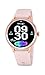 LOTUS Reloj Inteligente Hombre Mujer - Smartwatch Unisex de Caucho Rosa - Resistente al Agua IP65 - Voz IA, Música, Cuenta Pasos, Teléfono, Deportes, Monitor Sueño 50201/1 Lēve - Smartime 2nd Gen