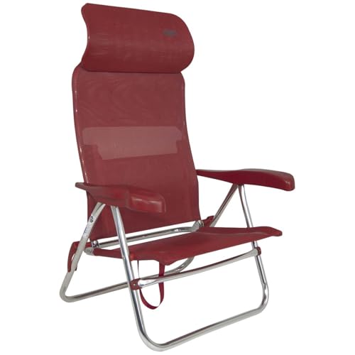 Crespo - Silla de Playa AL/205-C Color Rojo