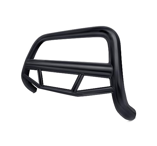 Image of Black Horse Max Bull Bar No Skid Plate Black Compatible with 1998-2004 Nissan Frontier|2000-2004 Nissan Xterra-MBB-NIB1401