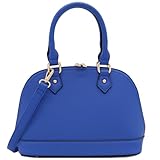 Zip-Around Classic Dome Satchel (Royal Blue)