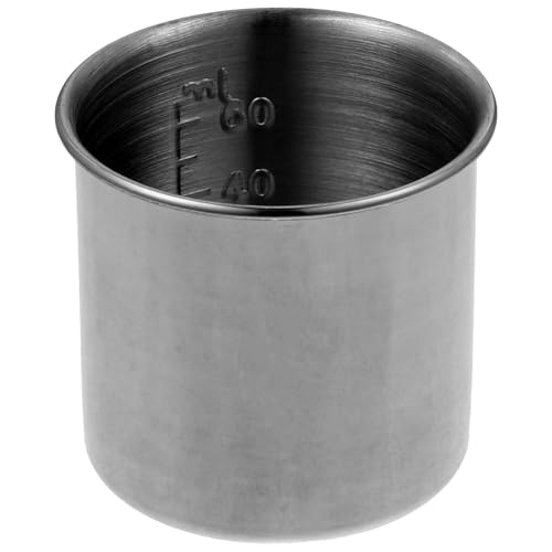 FELTECHELECTR Recipiente para Salsas de Acero Inoxidable 304 Taza para Condimentos de 60 Ml Envase para Aderezo de Ensalada Portátil Adecuado para Barbacoas Picnics y Uso Diario