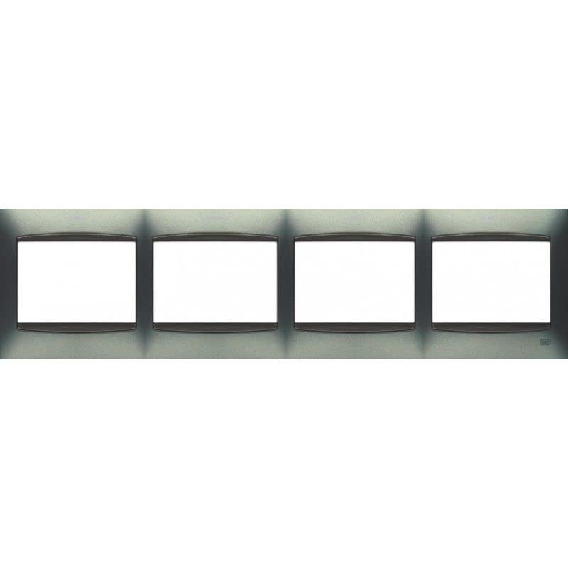 Placa 4 elementos horizontal Bjc Coral gris sombra sin bastidor