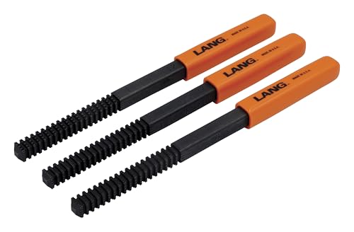 Lang Tools 2573 3-Piece Thread Restorer File Set  Black