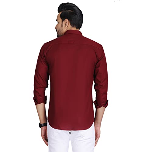 Image of Man Slim Fit Cotton Casual Shirt