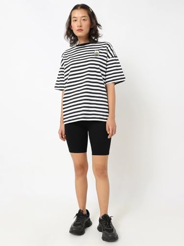 Image of Bewakoof Women's Cotton Oversized Fit T-Shirt