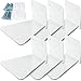 Jetec Floating Bookshelf Iron Floating Shelves Invisible Wall Mounted Bookshelf Multipurpose Wall Ledge Shelves for Home Office Classroom Library (6, White)