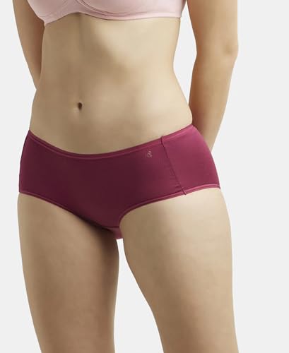 Image of Jockey 1809 Women Full Coverage Micro Modal Elastane Stretch Full Brief with Exposed Waistband and StayFresh Treatment
