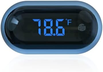 Cosetten Digital Aquarium Thermometer, Fish Tank Thermometer with High Precision Sensor Accurate to ±0.18°F for Fish Axolotl Turtle Tank Temperature Measurement Fahrenheit (Wireless)