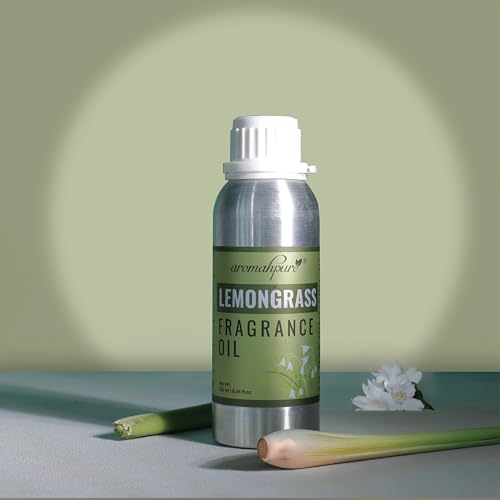 Image of Aromahpure Lemongrass Aroma Oil | 250ml Undiluted & Natural | Long-Lasting Scent for Aromatherapy, Candle & Soap Making, Diffusers, Room Freshener, Humidifier, Bathroom Revitalizer & Home Essentials