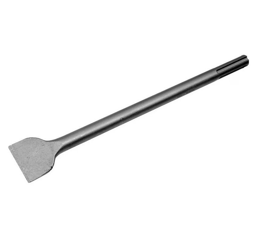 SCALPELLO CON ATTACCO SDS MAX LUNGHEZZA 600 mm E PUNTA PIATTA A PALETTA 50 mm IN ACCIAIO FORGIATO