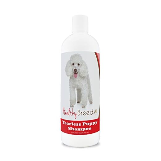 Healthy Breeds Poodle Tearless Puppy Dog Shampoo 16 oz