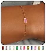 Bracciale Donna Oro Con Pietre Portafortuna - Gioiello Regolabile Per Donne E Ragazze - Foto 12