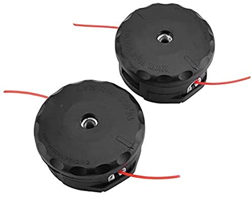 2個入 トリマーヘッド 草刈機スプール ストリングトリマーヘッド 芝刈り機用 芝刈り トリマーカッターヘッド エコースピードフィード400ヘッド 交換部品 耐摩耗性 SRM-225 SRM-230 SRM-210 家庭用 工場用 実用的 雑草交換用