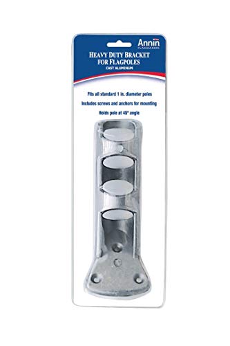 Annin Flagmakers Aluminium Flagpole Mounting Bracket, 1 Inch (Model 652553) #TOP1