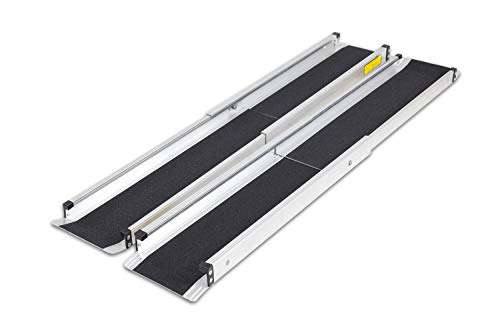 The Ramp People Telescopic Wheelchair Channel Ramps with Bag 4ft - 7ft (7ft / 213cm) - Portable Wheelchair Ramps