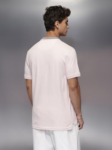 Image of WROGN Men's 100% Cotton Pique Polo T-Shirt | Solid | Slim Fit