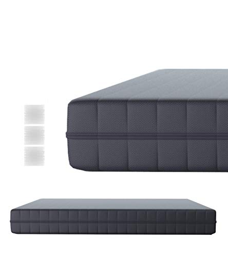 Schutzhülle für Matratzen 20cm (160 x 200 x 20 cm) fügt 3 Schichten innen hinzu, Nicht im lieferumfang enthalten. gepolstert. fügen Sie