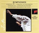 Stravinsky: Symphonies. Rehearsals & Talks, 2 cds Box set -  Sony