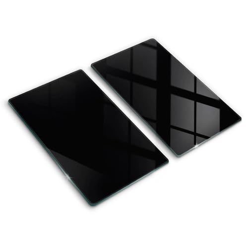 Plaque de cuisson verre Wallfluent 2x30x52cm induction noir - 2