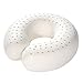 DOITOOL 1Pc U Shaped Neck Pillows Natural Latex Lightweight Premium U Shape Neck Support Cushion for Travel Sleeping for Ladies Kids Women