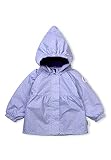 Dayton baby mädchen Übergangsjacke, Leichte und warme mit Fleecefutter und abnehmbarer Kapuze. WP10.000, BR5000, Umweltfreundliche, BIONIC-FINISH®ECO, Lavender - Paradise Green Heart, 80