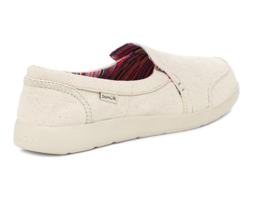 Image of Sanuk Womens Sidewalk Surfer Lite Slip Ons | Womens Shoes | Slip On Shoes for Women | Comfort Foam Footbed