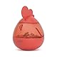 Pixi Snackspender, Leckereienspender, Snackball, Futterspender Ball, Leckerli Ball, für Katzen, im Design eines Hahnes