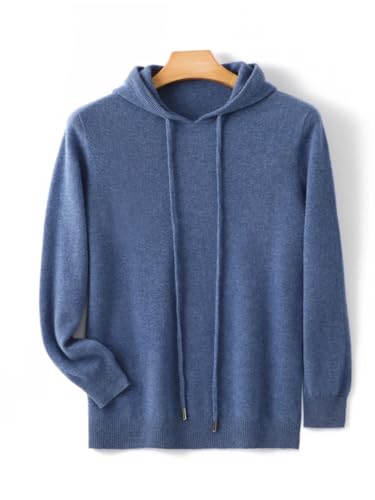 Men's Loose Thick Knit Hooded Pullover Sweater Casual Warm Basic Fall Winter Top4