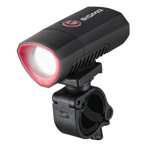 Sigma Sport LED cykellampa BUSTER 300, 300 lumen, uppladdningsbar strålkastare, svart