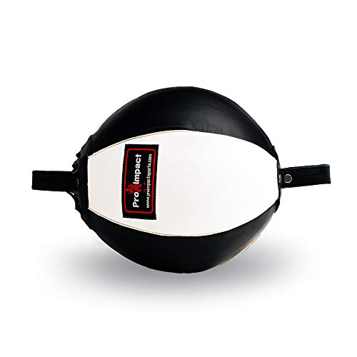image for Pro Impact Genuine Leather Double End Boxing Punching Bag - Speed Stri