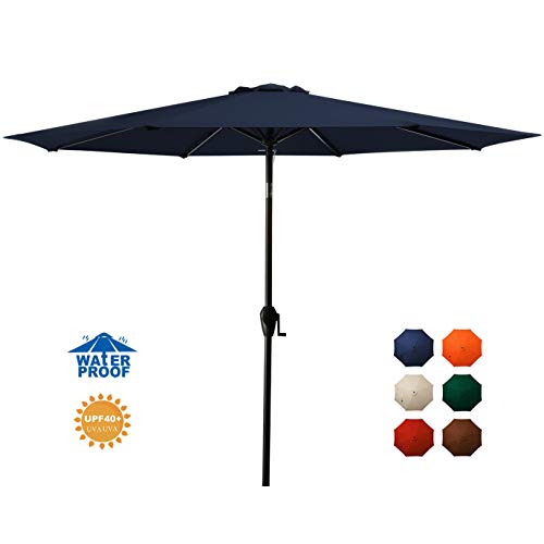 MEWAY 9ft Patio Umbrella Outdoor Umbrella Patio Table Umbrella Garden Umbrella with Tilt