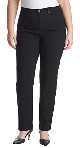 Gloria Vanderbilt Ladies' Amanda Stretch Denim Tapered Leg Jean Sizes 6-18 Tall (14, Black)