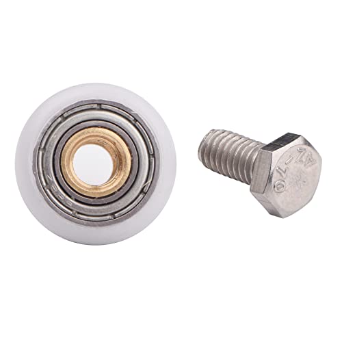 10 Sets 19Mm Shower Door Rollers Runners Bathroom Glass Sliding Door Pulleys/Runners/Wheels Replacement Parts #TOP5