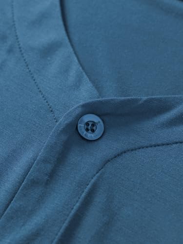 Image of Latuza Men's Bamboo Viscose Button Down Pajama Shirt 2 Pack
